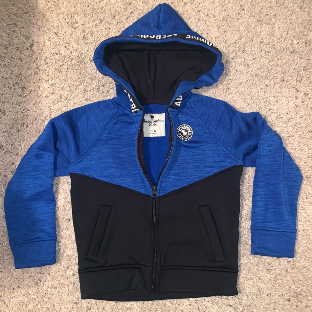 Abercrombie Kids blue and black Jacket